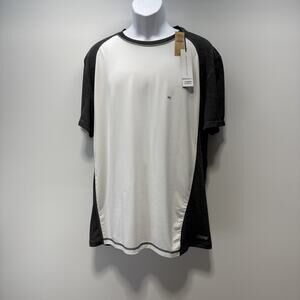 American Eagle Outfitters White and Gray Shirt Sleeve 360 Extreme Flex 2XL NWT